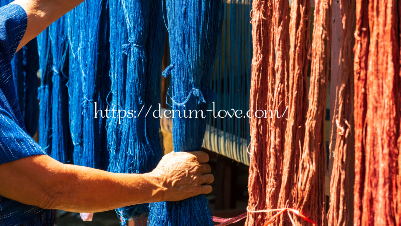【デニムの豆知識】デニムって何？（インディゴで染めた糸）