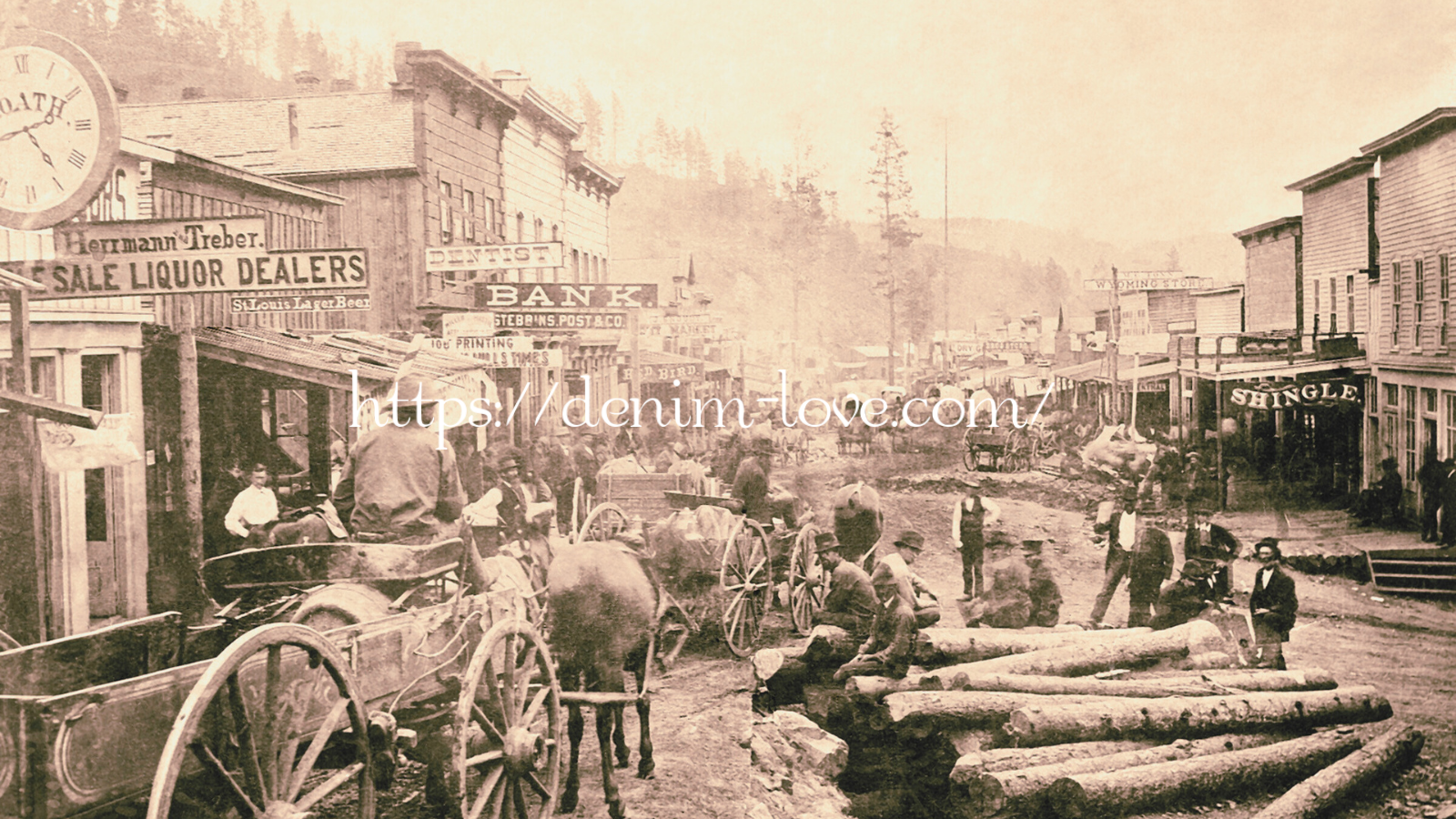 【デニムの豆知識】ジーンズの誕生（金の採掘場）