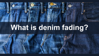 What is denim fading?