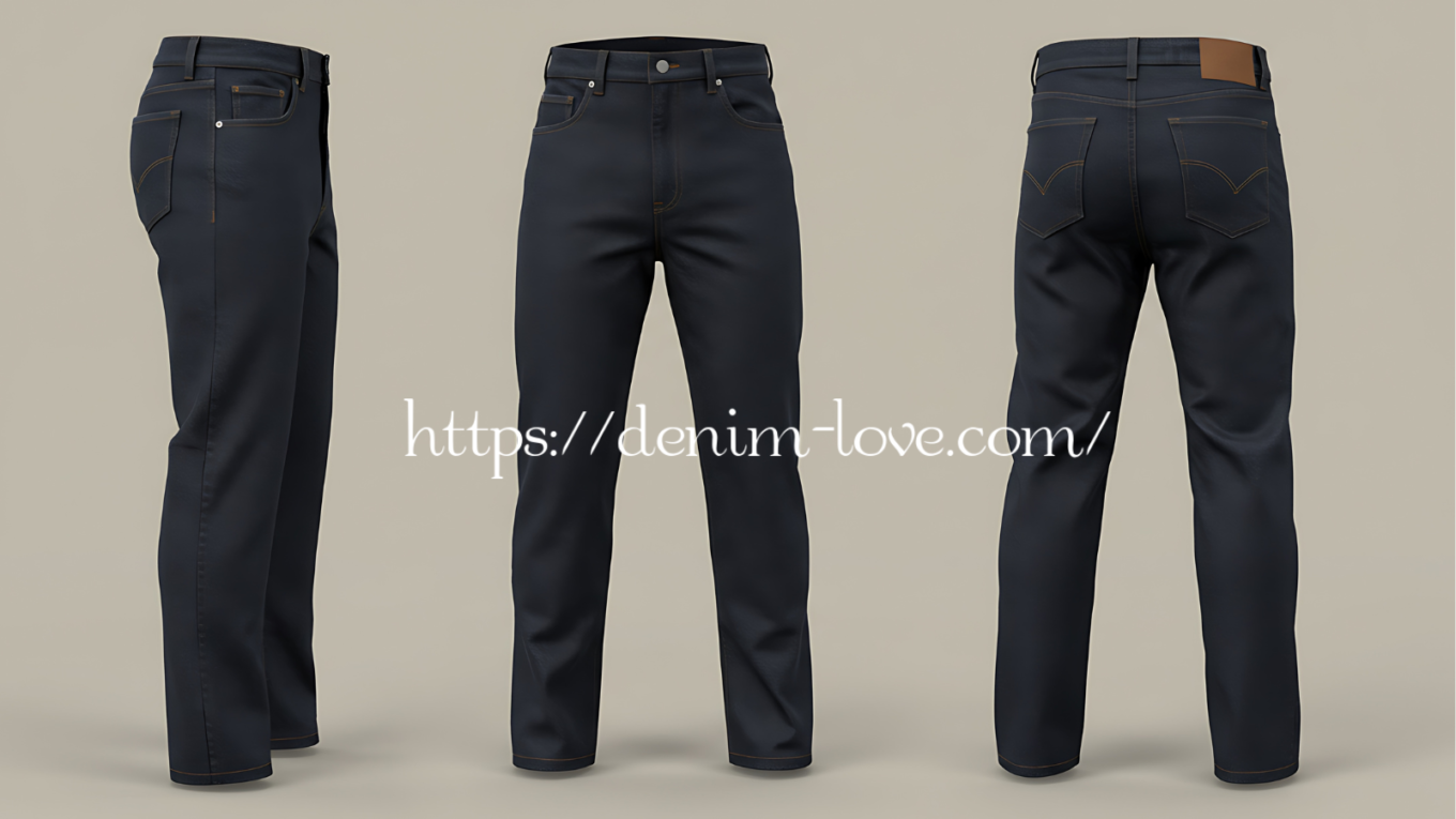 【デニムの豆知識】デニムの先染めと後染めの違い（ブラックジーンズ）