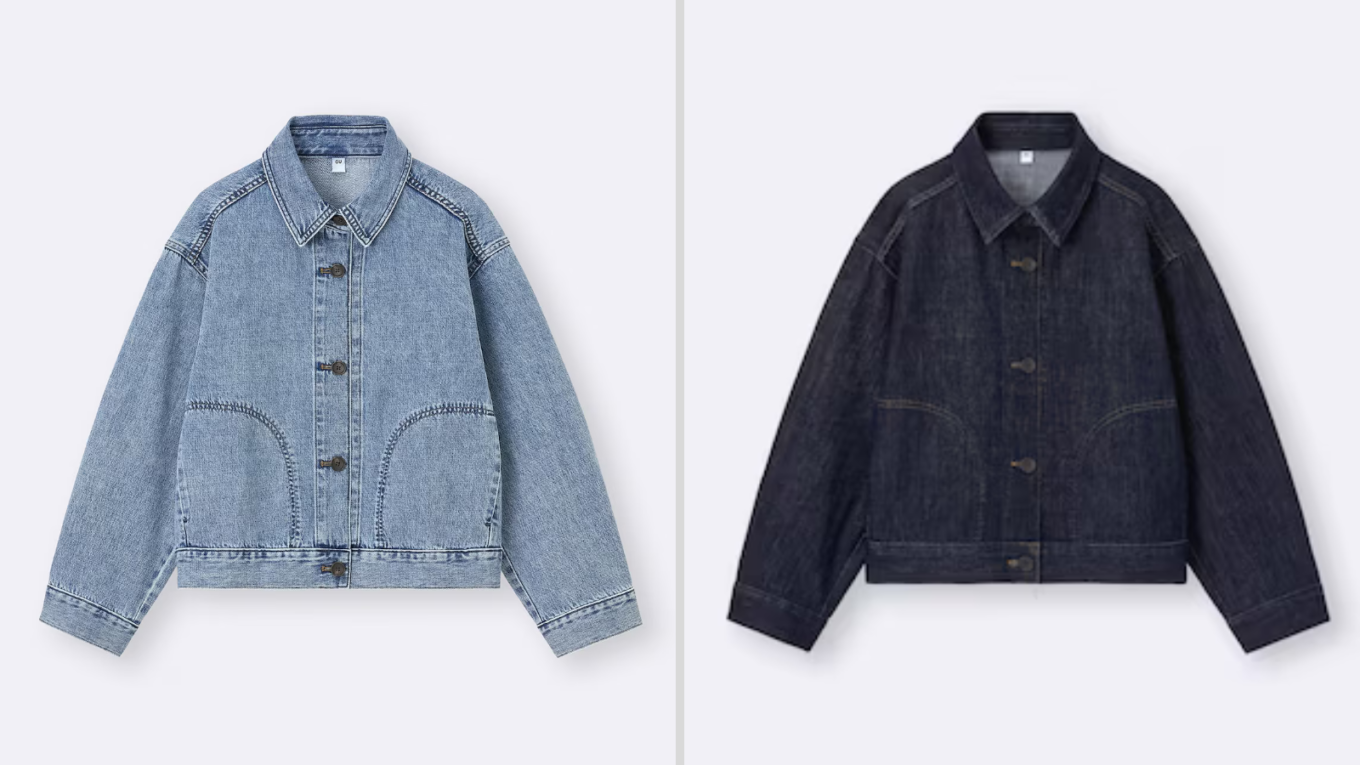 【デニム新発売】ジーユー『デニムジャケット』（色違い）