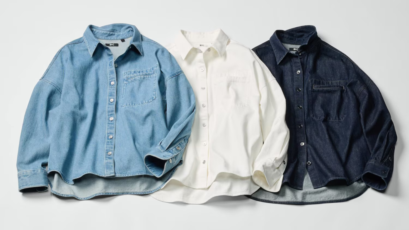 【デニム新発売】ユニクロ『デニムリラックスシャツジャケット』（色違い）